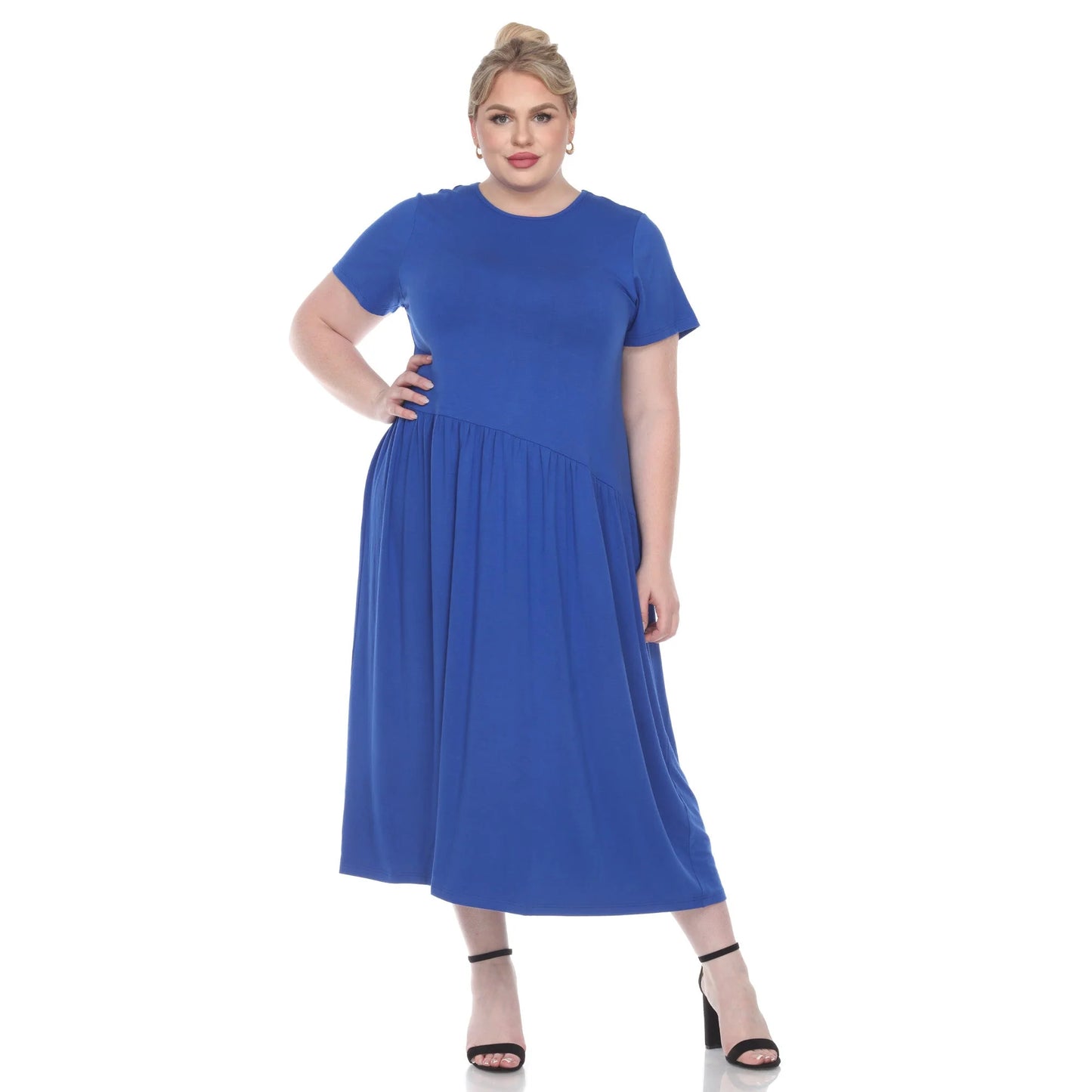 DULANEY-Short Sleeves Maxi Dress